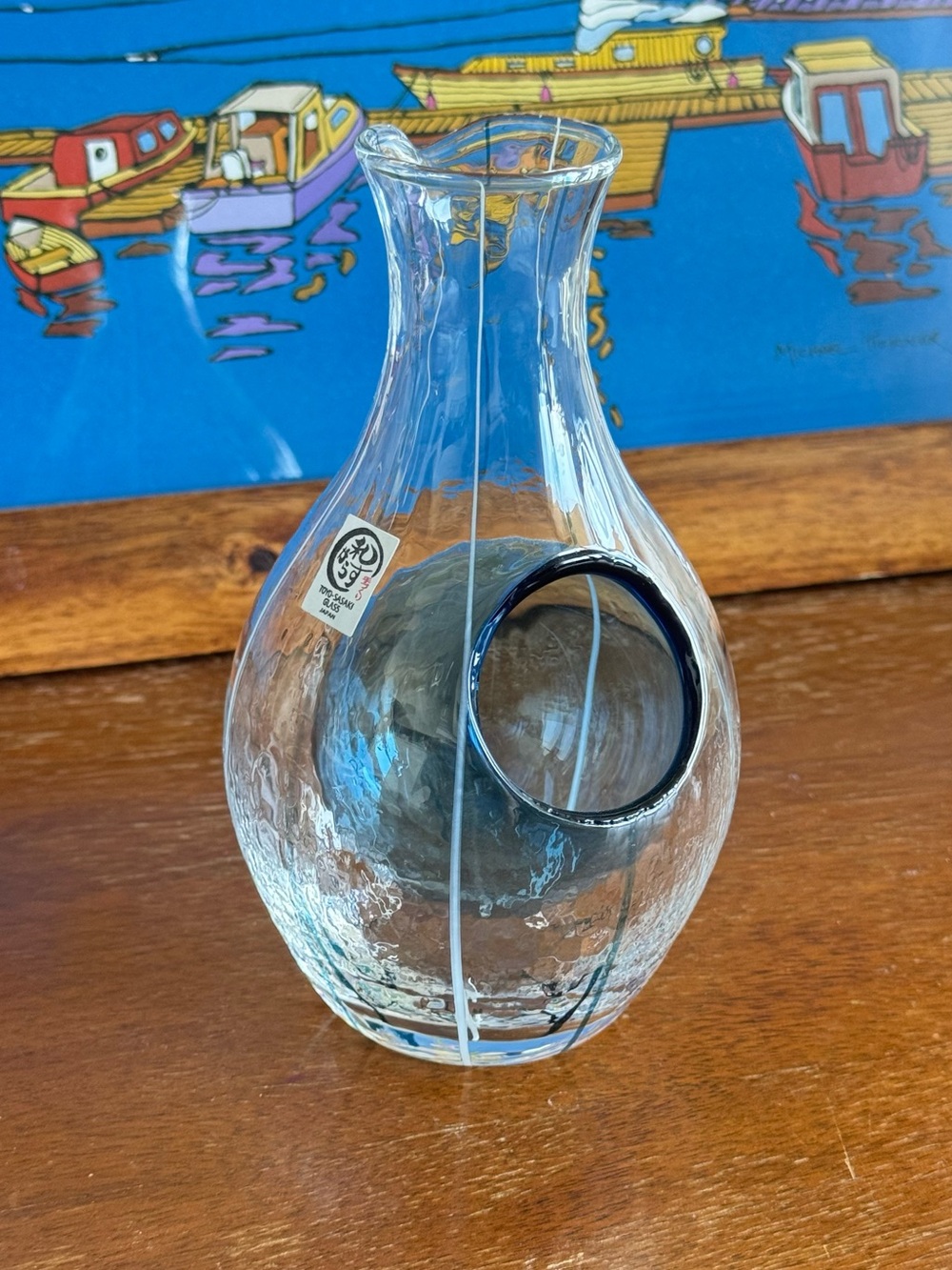 Toyo Sasaki Glass Sake Carafe